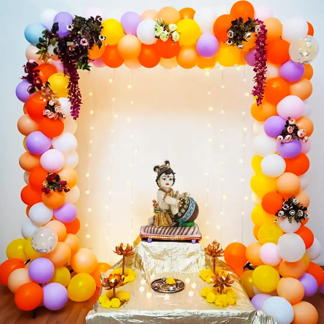Balloon & Flower Decoration
